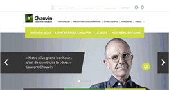 Desktop Screenshot of constructions-chauvin.fr